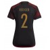 Cheap Germany Antonio Rudiger #2 Away Football Shirt Women World Cup 2022 Short Sleeve